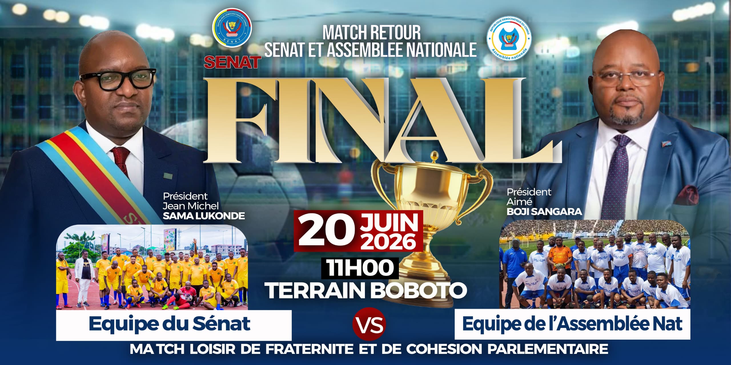 Sport : le Sénat et l’Assemblée nationale s’affrontent dans un match retour placé sous le signe de la fraternité institutionnelle