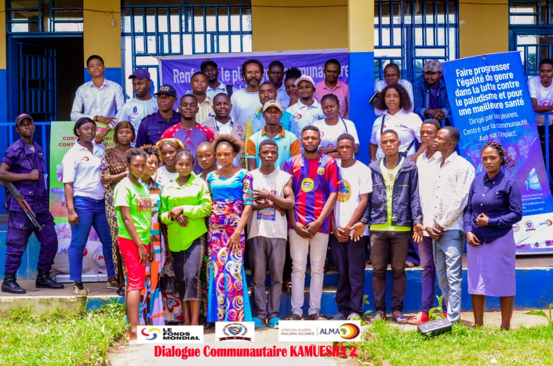 Kasaï : le corps des jeunes contre le paludisme organise des dialogues communautaires à Tshimuishi et Kamuesha
