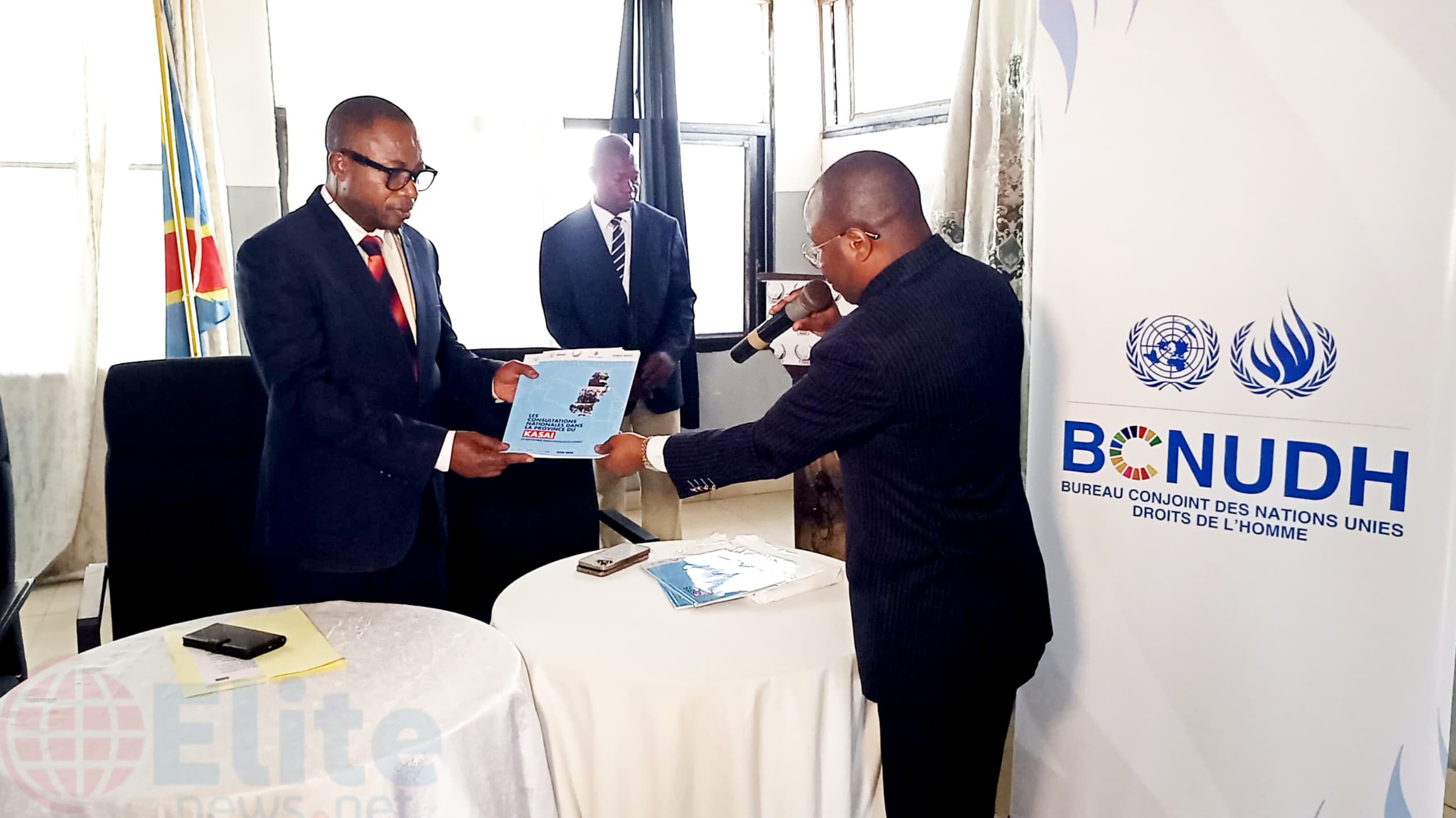 RDC : le BCNUDH remet au gouvernement provincial du Kasaï son rapport issu des consultations nationales sur les droits humains