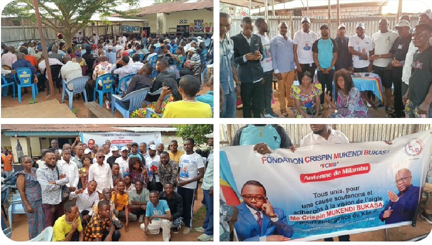 Kasaï : Retour en force des activités de la Fondation Crispin Mukendi Bukasa dans la ville de Tshikapa