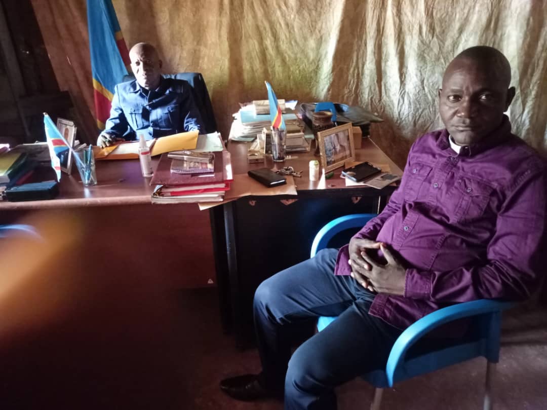Kasaï : le Directeur Constantin Mpinga  adjoint de l'INACO reçu par le ministre de l'éducation Gérard Mundeke