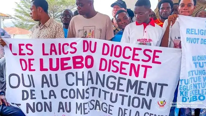 Kasaï : les laïcs du diocèse de Luebo disent « oui » au changement de la constitution et rejettent la position de la CENCO