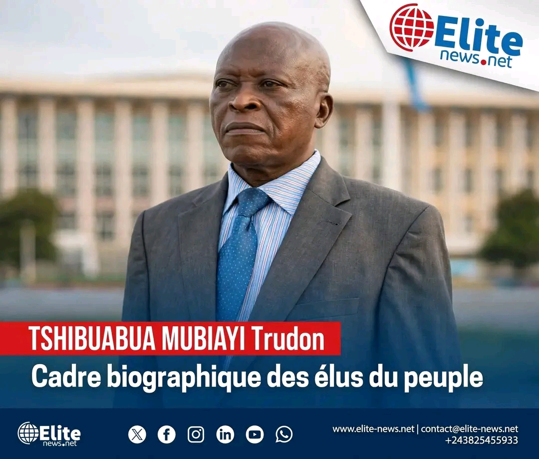 Cadre biographique du commissaire du peuple Trudon Tshibuabua Mubiayi